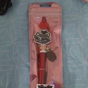 Red Retro Microphone Art Pen Drawing Illustrations